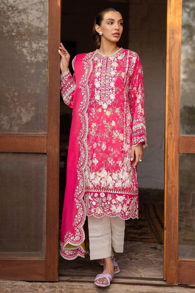 Zaha | Lawn 24 | LEYLA (ZL24-12 A) -  Zaha Luxury - Original Designer Dress - House of Maryam