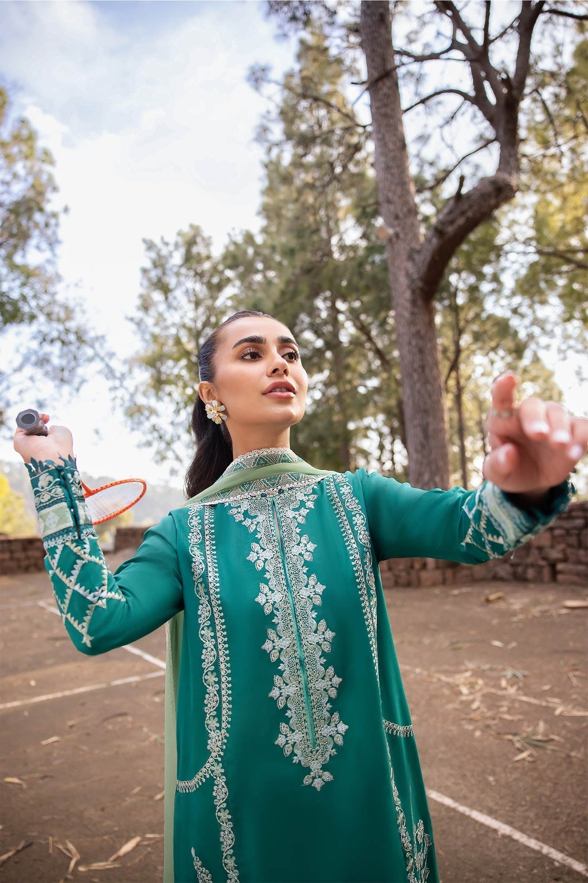 Zaha | Lawn 24 | VEJAH (ZL24-11 B) -  Zaha Luxury - Original Designer Dress - House of Maryam