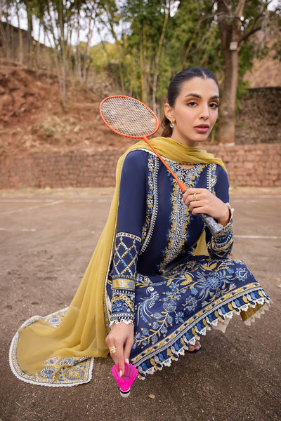 Zaha | Lawn 24 | VEJAH (ZL24-11 A) -  Zaha Luxury - Original Designer Dress - House of Maryam