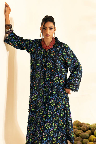 Zaha | Pop RTW | CAYANA-Brand:Zaha-Type:Ladies Clothes-Black-Lawn-House of Maryam- Buy in UK, USA