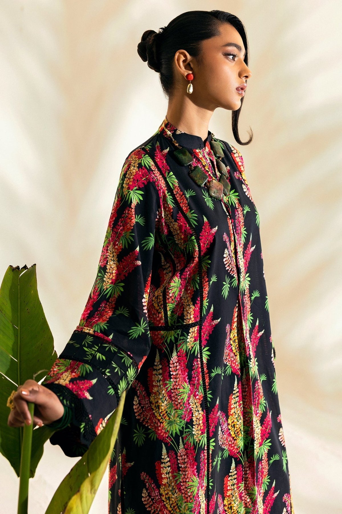 Zaha | Pop RTW | PALMIS-Brand:Zaha-Type:Ladies Clothes-Lawn-Black-House of Maryam- Buy in UK, USA