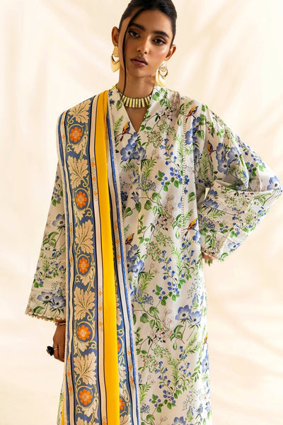 Zaha | Pop RTW | SUNDARA-Brand:Zaha-Type:Ladies Clothes-Ivory-Lawn-House of Maryam- Buy in UK, USA