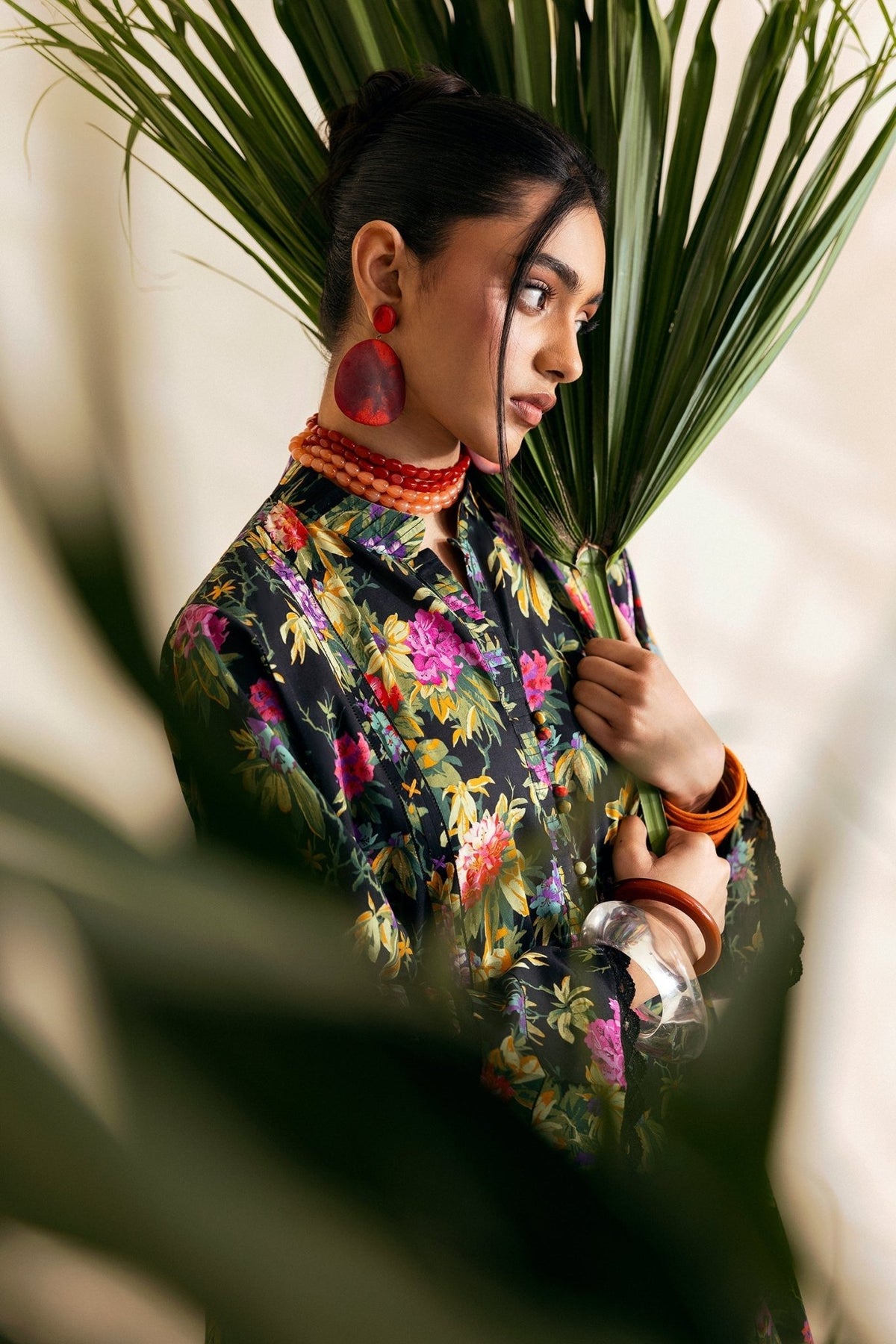 Zaha | Pop RTW | TROPEA-Brand:Zaha-Type:Ladies Clothes-Black-Lawn-House of Maryam- Buy in UK, USA