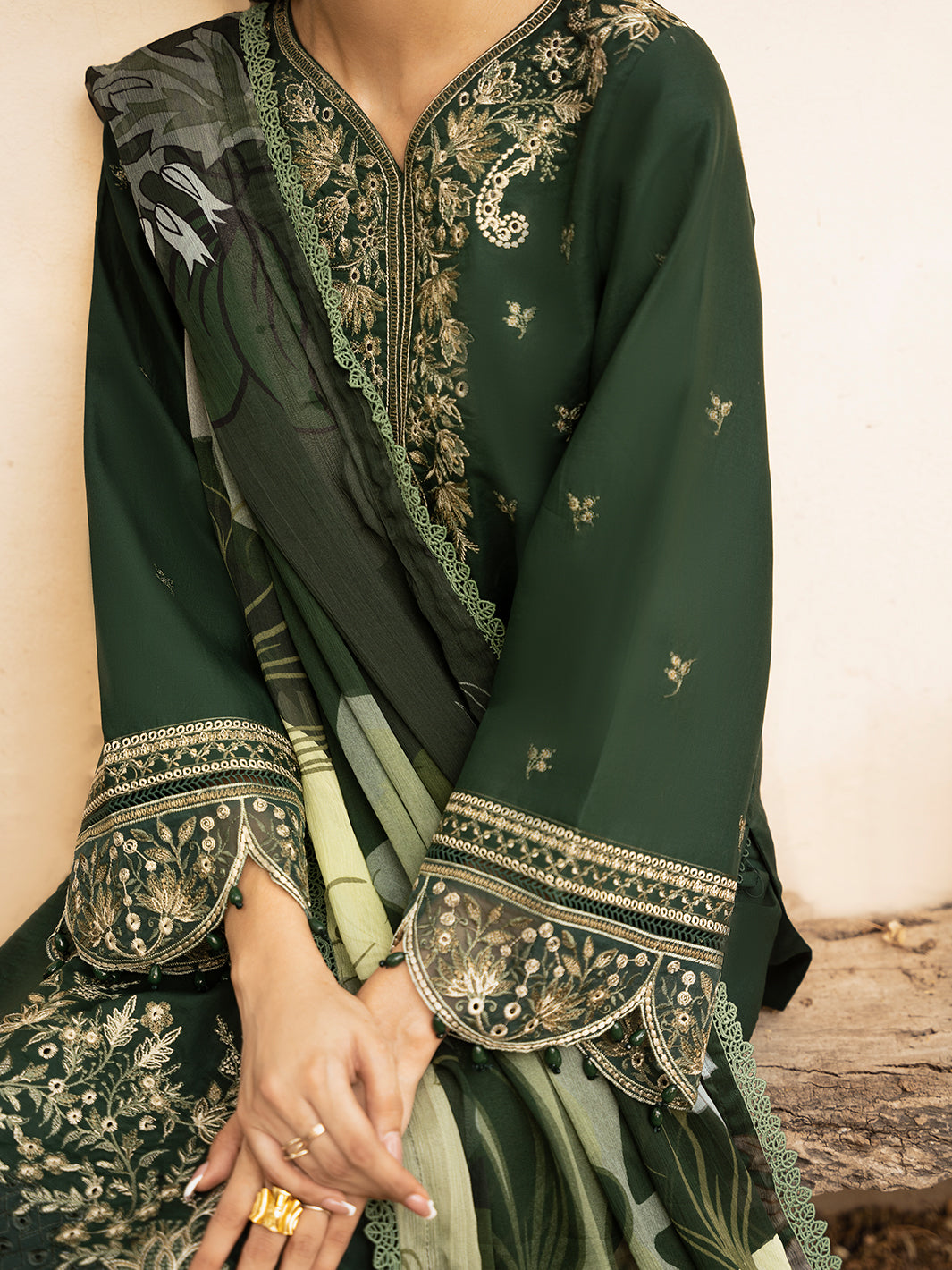 Izel | Dastak Luxury Lawn | ZAIB -  Izel Ladies Clothes - Original Designer Dress - House of Maryam