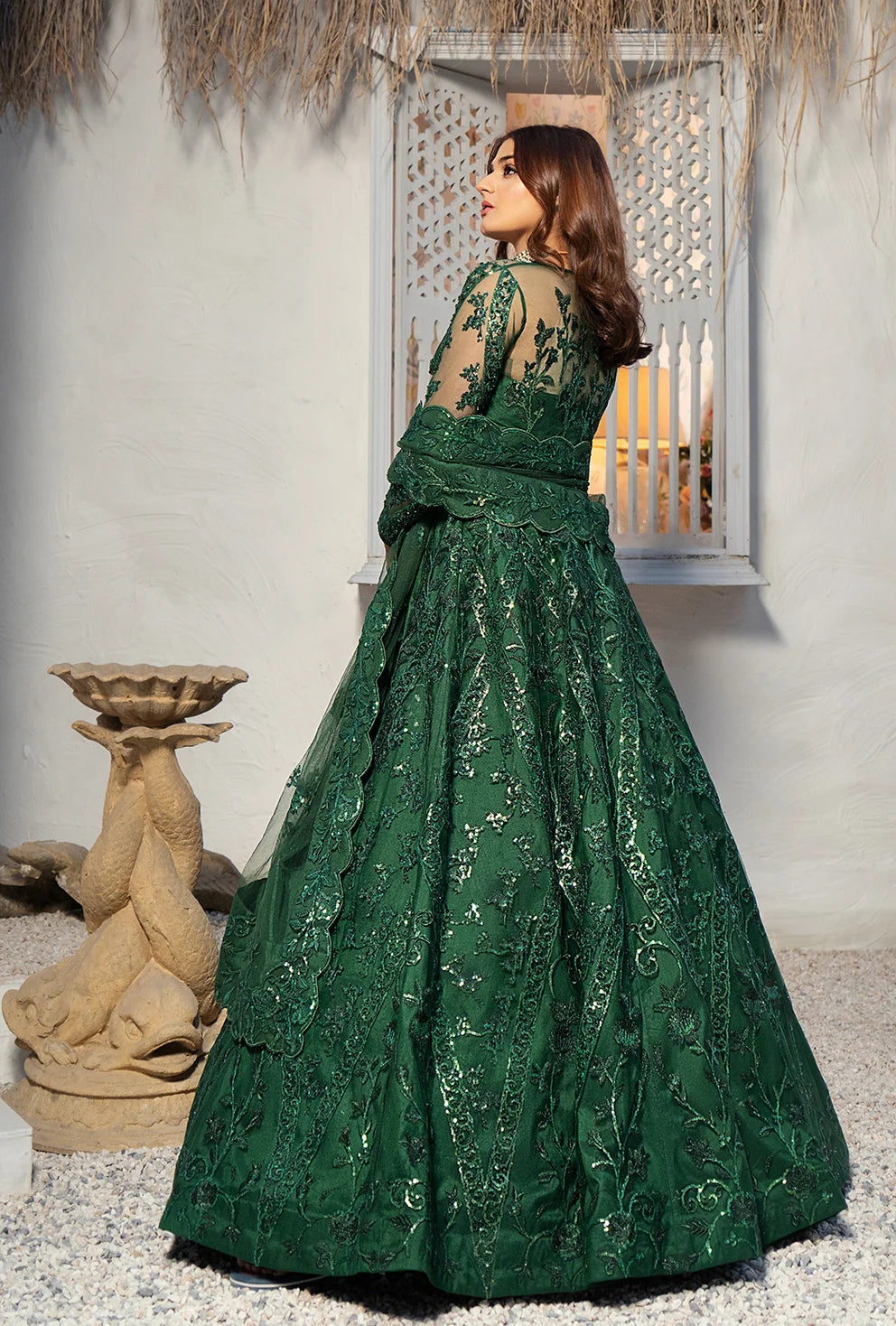 Waqas Shah | Malika E Jahan | Zannia -  Waqas Shah Formal - Original Designer Dress - House of Maryam