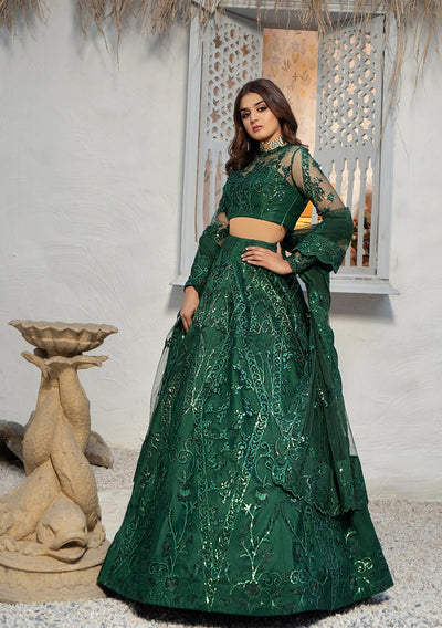 Waqas Shah | Malika E Jahan | Zannia -  Waqas Shah Formal - Original Designer Dress - House of Maryam