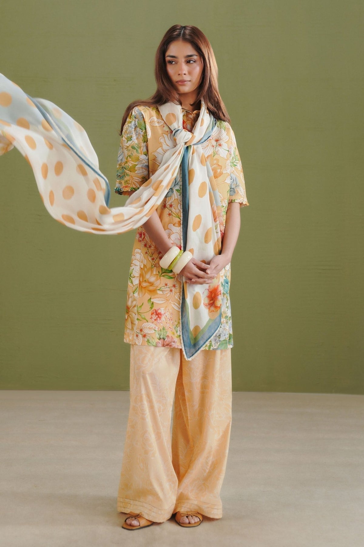 Zara Shahjahan | Coco Prints 26 | Elix-9B-Brand:Zara Shahjahan-Type:Ladies Clothes-Soft Peach-Lawn-House of Maryam- Buy in UK, USA