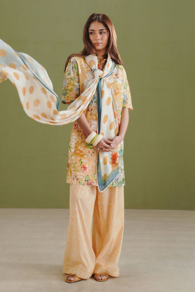 Zara Shahjahan | Coco Prints 26 | Elix-9B-Brand:Zara Shahjahan-Type:Ladies Clothes-Soft Peach-Lawn-House of Maryam- Buy in UK, USA