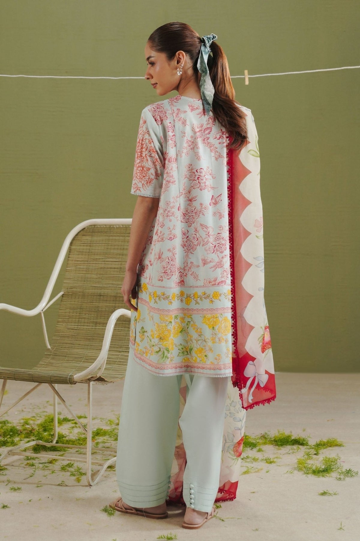 Zara Shahjahan | Coco Prints 26 | Elvo-4B-Brand:Zara Shahjahan-Type:Ladies Clothes-Ice Blue-Lawn-House of Maryam- Buy in UK, USA