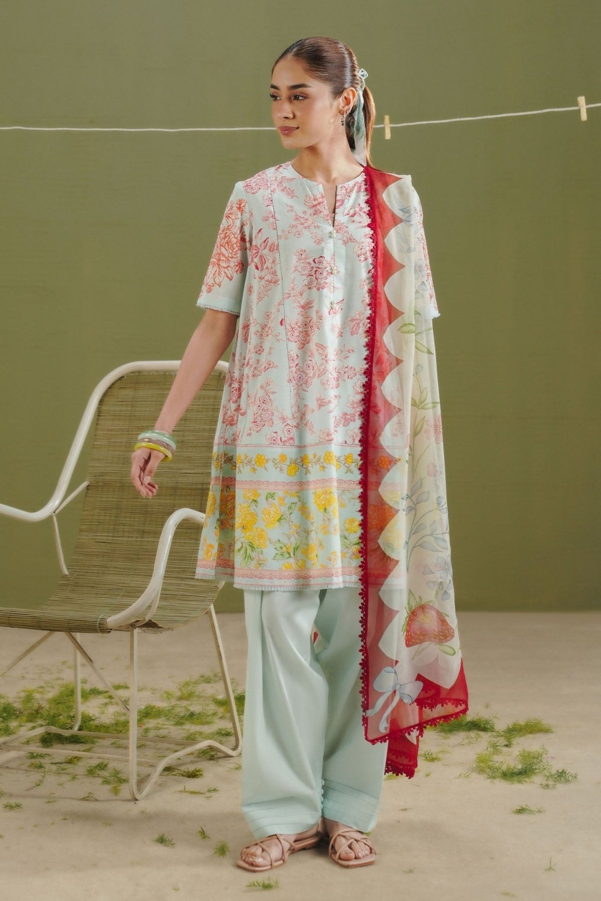 Zara Shahjahan | Coco Prints 26 | Elvo-4B-Brand:Zara Shahjahan-Type:Ladies Clothes-Ice Blue-Lawn-House of Maryam- Buy in UK, USA
