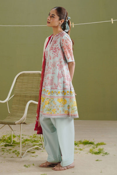 Zara Shahjahan | Coco Prints 26 | Elvo-4B-Brand:Zara Shahjahan-Type:Ladies Clothes-Ice Blue-Lawn-House of Maryam- Buy in UK, USA