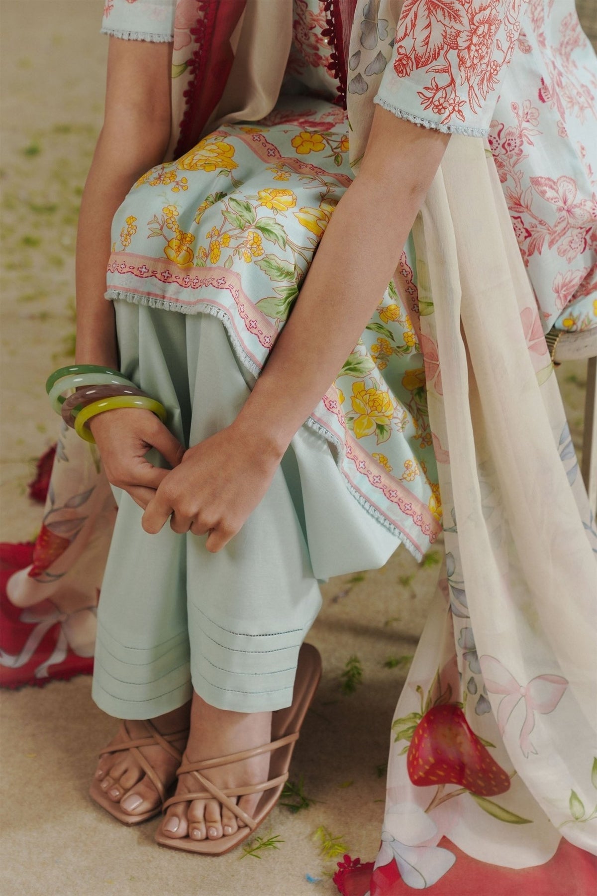 Zara Shahjahan | Coco Prints 26 | Elvo-4B-Brand:Zara Shahjahan-Type:Ladies Clothes-Ice Blue-Lawn-House of Maryam- Buy in UK, USA