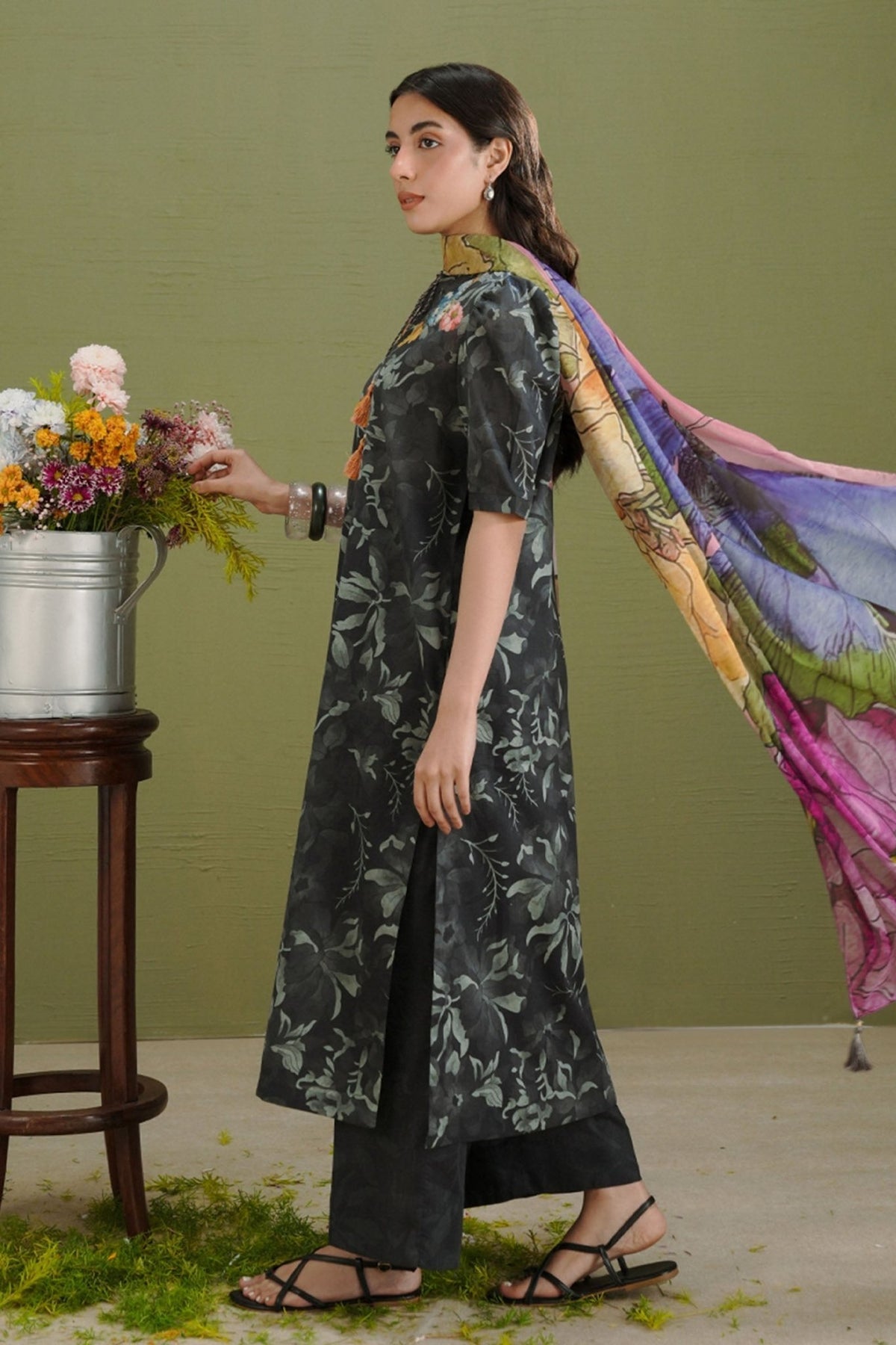 Zara Shahjahan | Coco Prints 26 | Gece-5B-Brand:Zara Shahjahan-Type:Ladies Clothes-Black-Lawn-House of Maryam- Buy in UK, USA