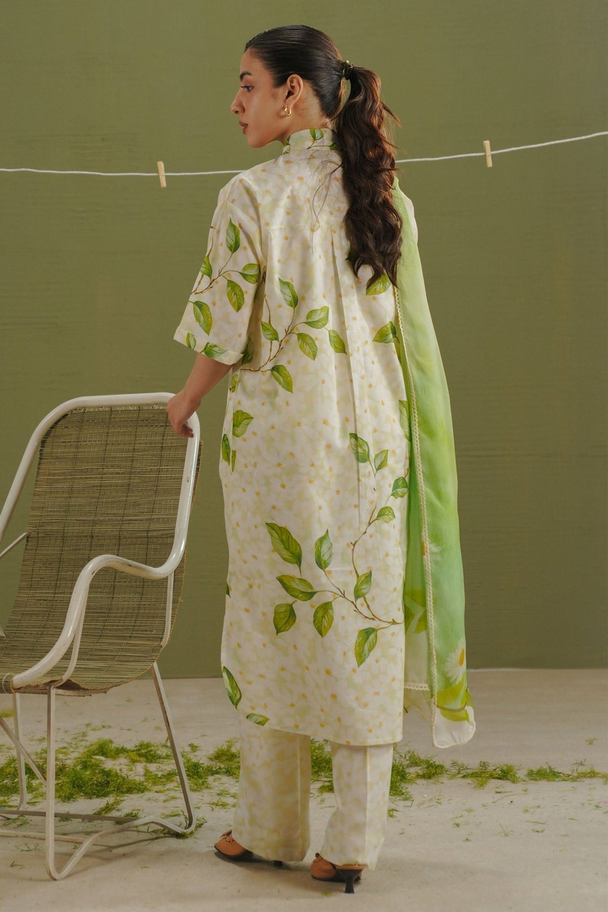 Zara Shahjahan | Coco Prints 26 | Kael-7A-Brand:Zara Shahjahan-Type:Ladies Clothes-Dusty White-Lawn-House of Maryam- Buy in UK, USA