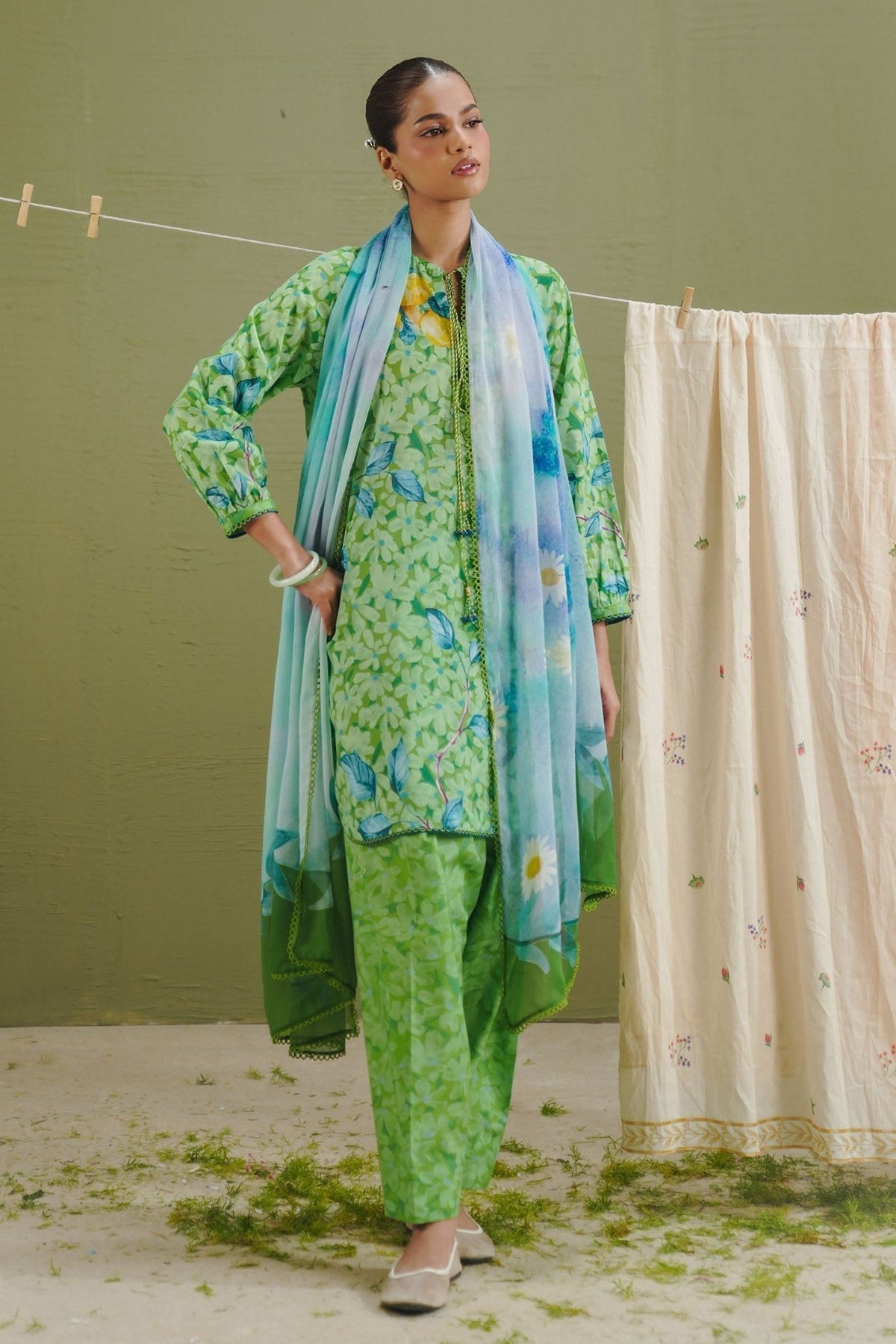 Zara Shahjahan | Coco Prints 26 | Kael-7B-Brand:Zara Shahjahan-Type:Ladies Clothes-Green-Lawn-House of Maryam- Buy in UK, USA