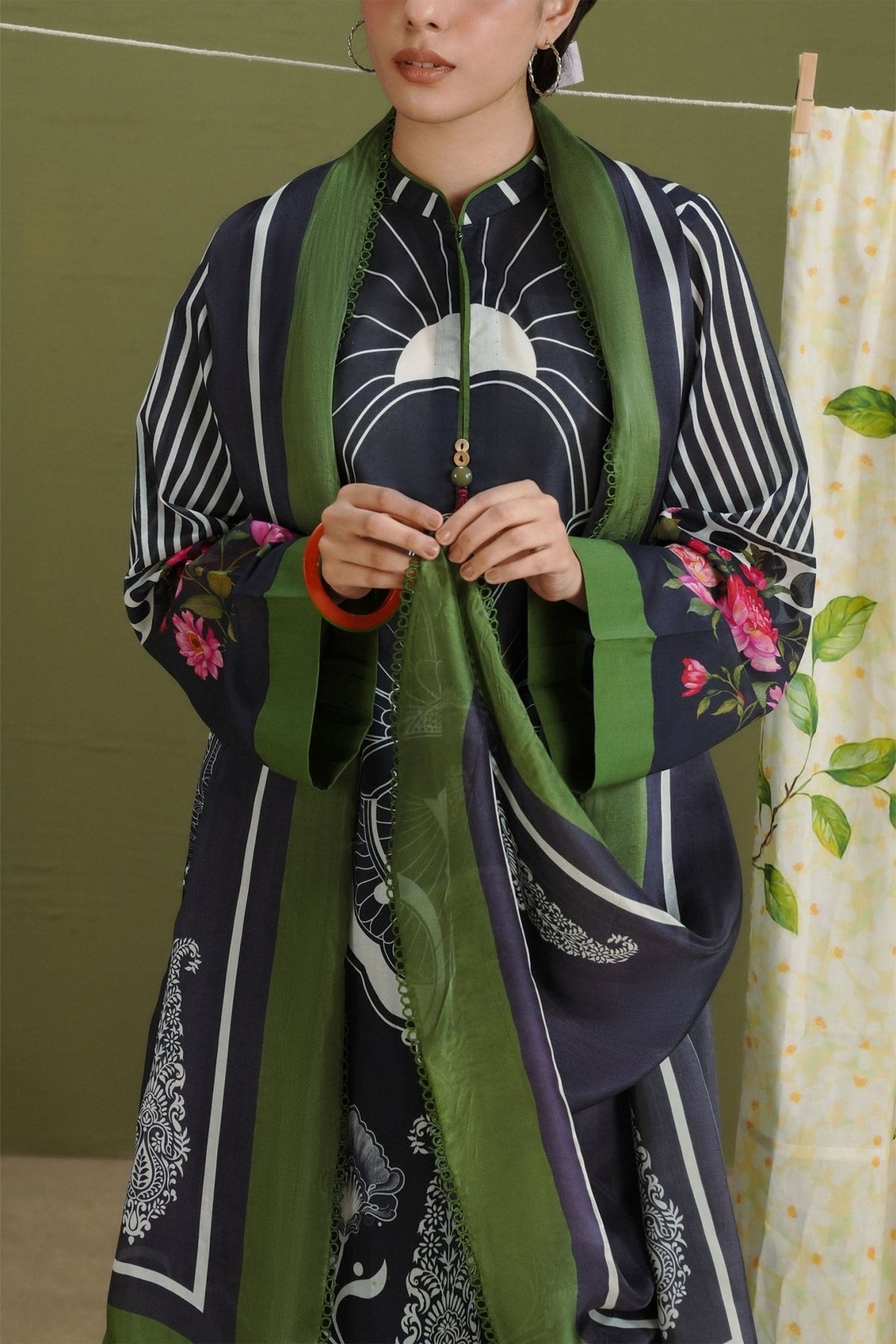 Zara Shahjahan | Coco Prints 26 | Raya-10B-Brand:Zara Shahjahan-Type:Ladies Clothes-Midnight Blue-Lawn-House of Maryam- Buy in UK, USA