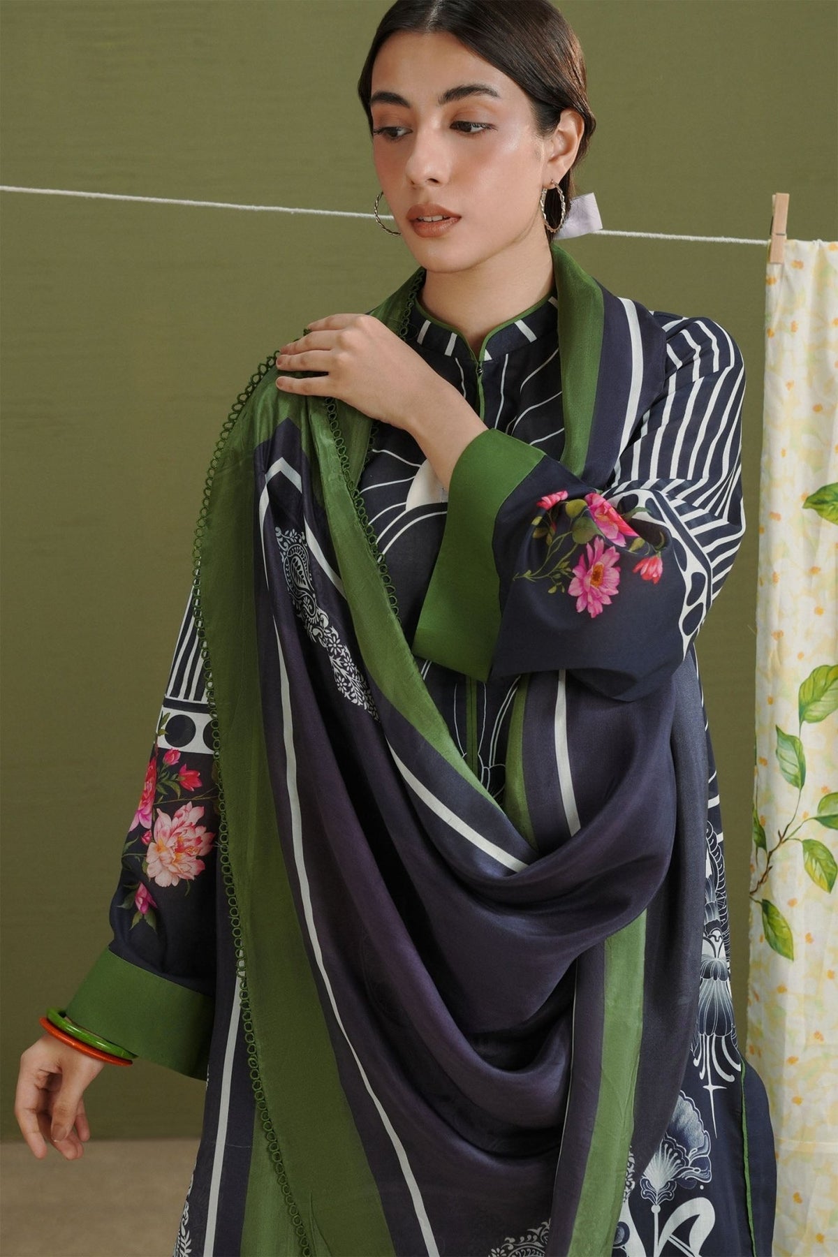 Zara Shahjahan | Coco Prints 26 | Raya-10B-Brand:Zara Shahjahan-Type:Ladies Clothes-Midnight Blue-Lawn-House of Maryam- Buy in UK, USA