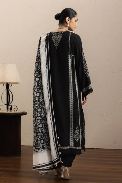 Zara Shahjahan | Eid Festive 26 | Nafasat-Brand:Zara Shahjahan-Type:Ladies Clothes-Black-Silk Karandi-House of Maryam- Buy in UK, USA