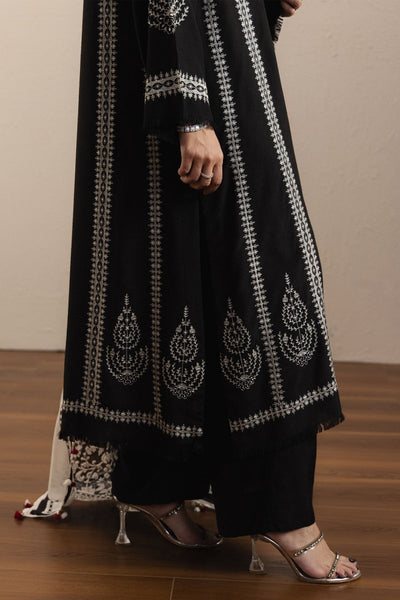 Zara Shahjahan | Eid Festive 26 | Nafasat-Brand:Zara Shahjahan-Type:Ladies Clothes-Black-Silk Karandi-House of Maryam- Buy in UK, USA