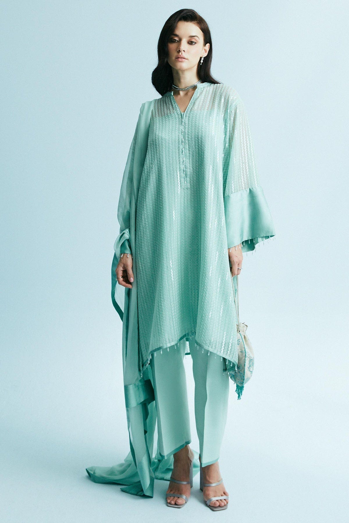 Zara Shahjahan | Festive Eid 24 | ZC-2043 -  Zara Shahjahan Formal - Original Designer Dress - House of Maryam