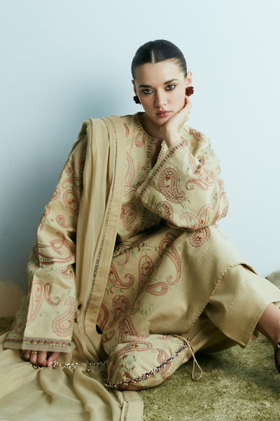 Zara Shahjahan | Festive Eid 24 | ZC-2027 -  Zara Shahjahan Formal - Original Designer Dress - House of Maryam