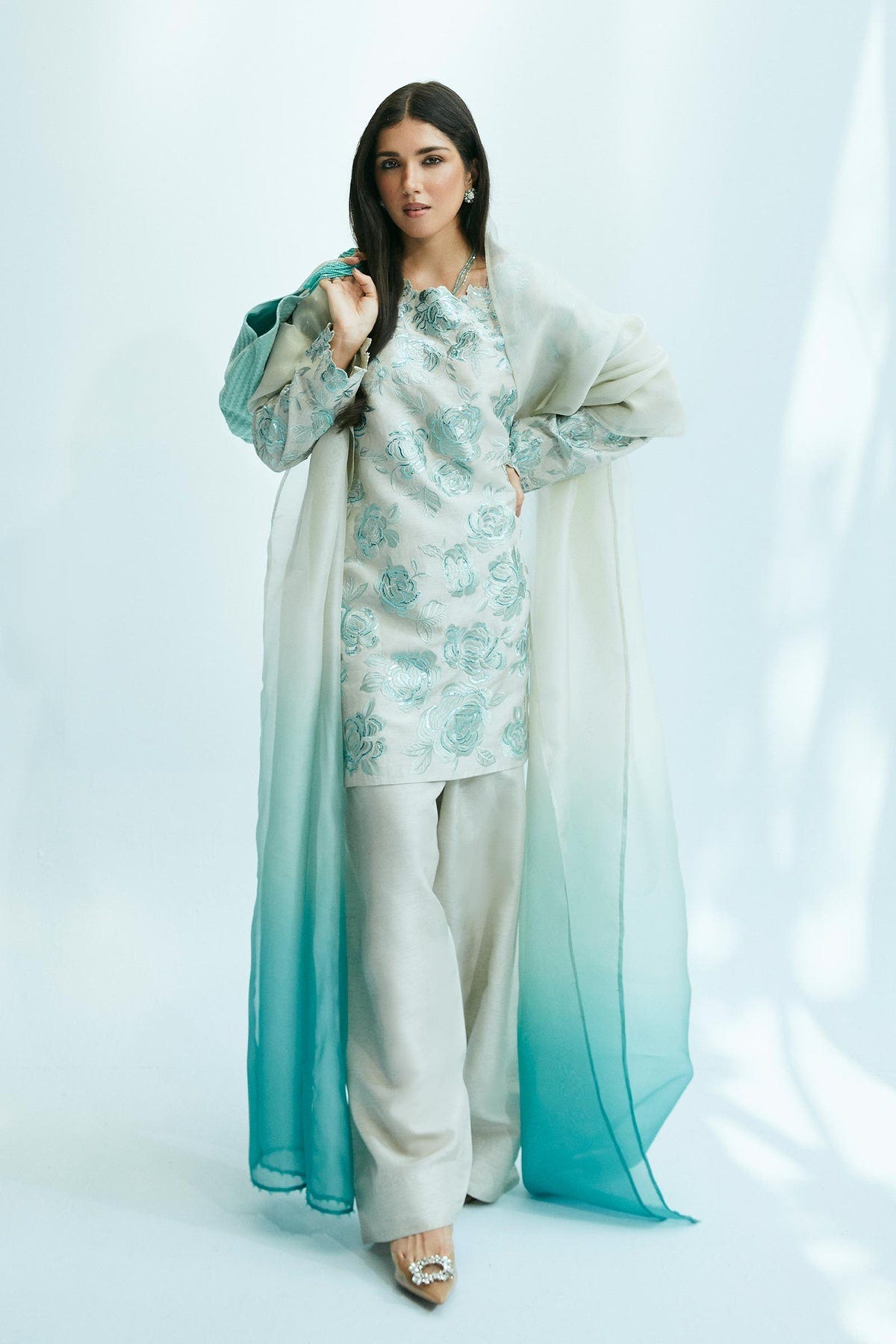 Zara Shahjahan | Festive Eid 24 | ZC-2034 -  Zara Shahjahan Formal - Original Designer Dress - House of Maryam