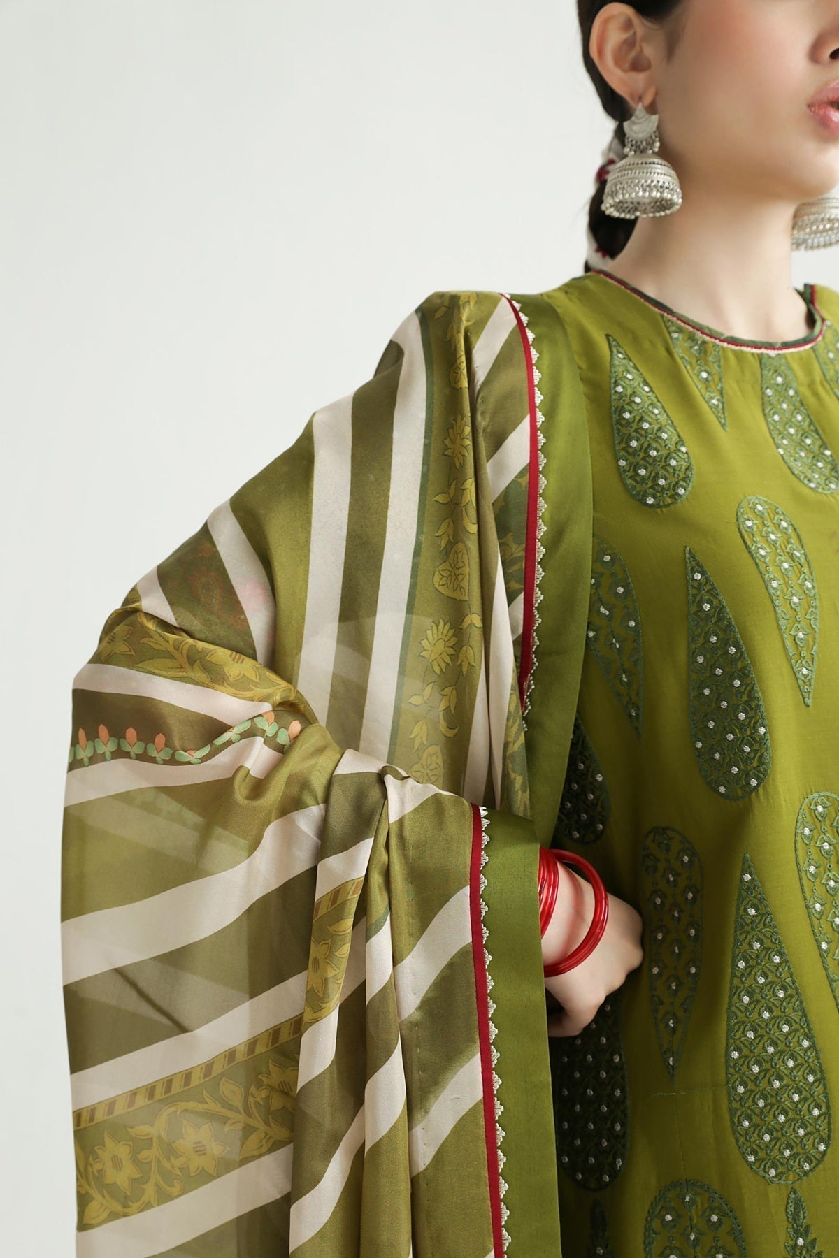 Zara Shahjahan | Luxury Lawn 24 | AAINA-8B -  Zara Sahjahan Luxury - Original Designer Dress - House of Maryam