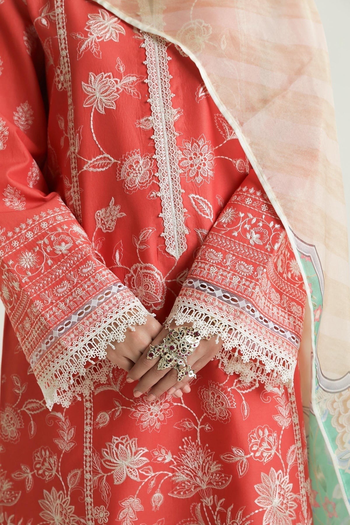 Zara Shahjahan | Luxury Lawn 24 | MAHI-1A -  Zara Shahjahan Luxury - Original Designer Dress - House of Maryam