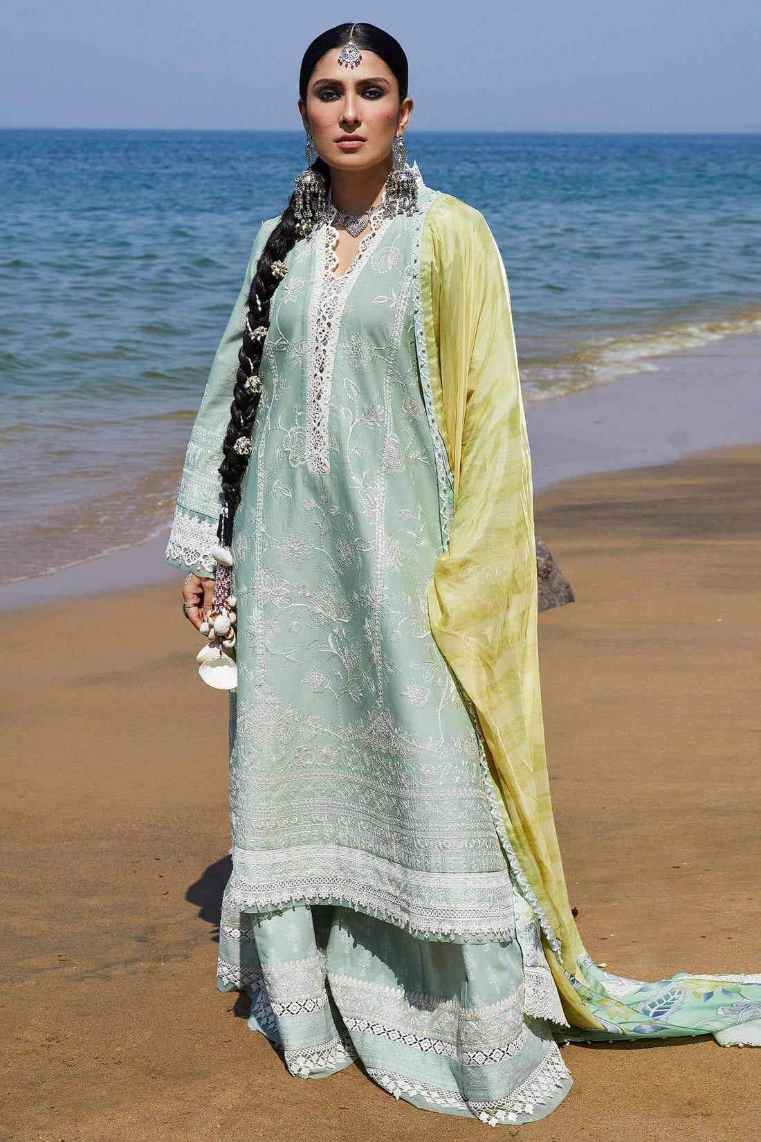 Zara Shahjahan | Luxury Lawn 24 | MAHI-1B -  Zara Shahjahan Luxury -  House of Maryam