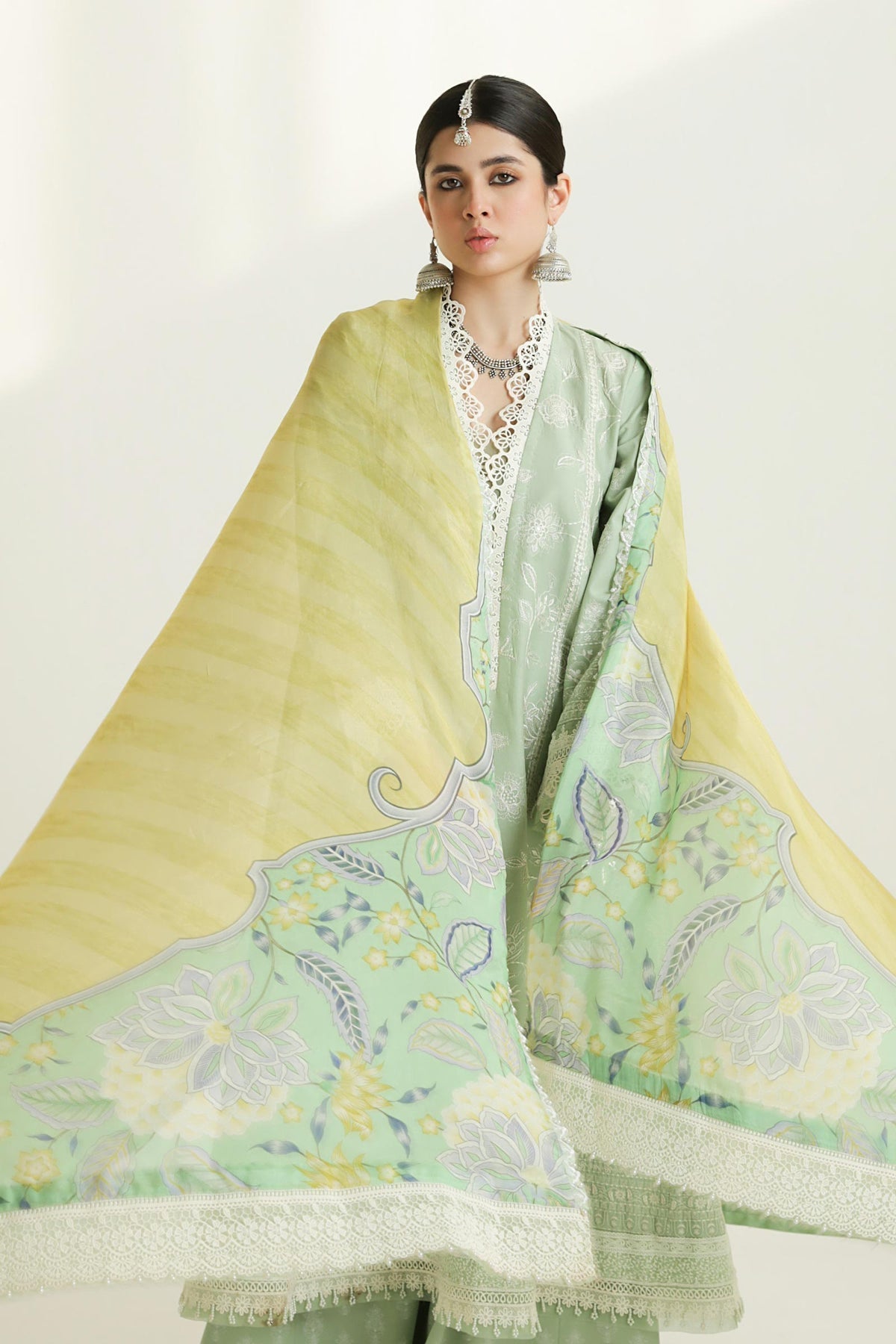 Zara Shahjahan | Luxury Lawn 24 | MAHI-1B -  Zara Shahjahan Luxury - Original Designer Dress - House of Maryam
