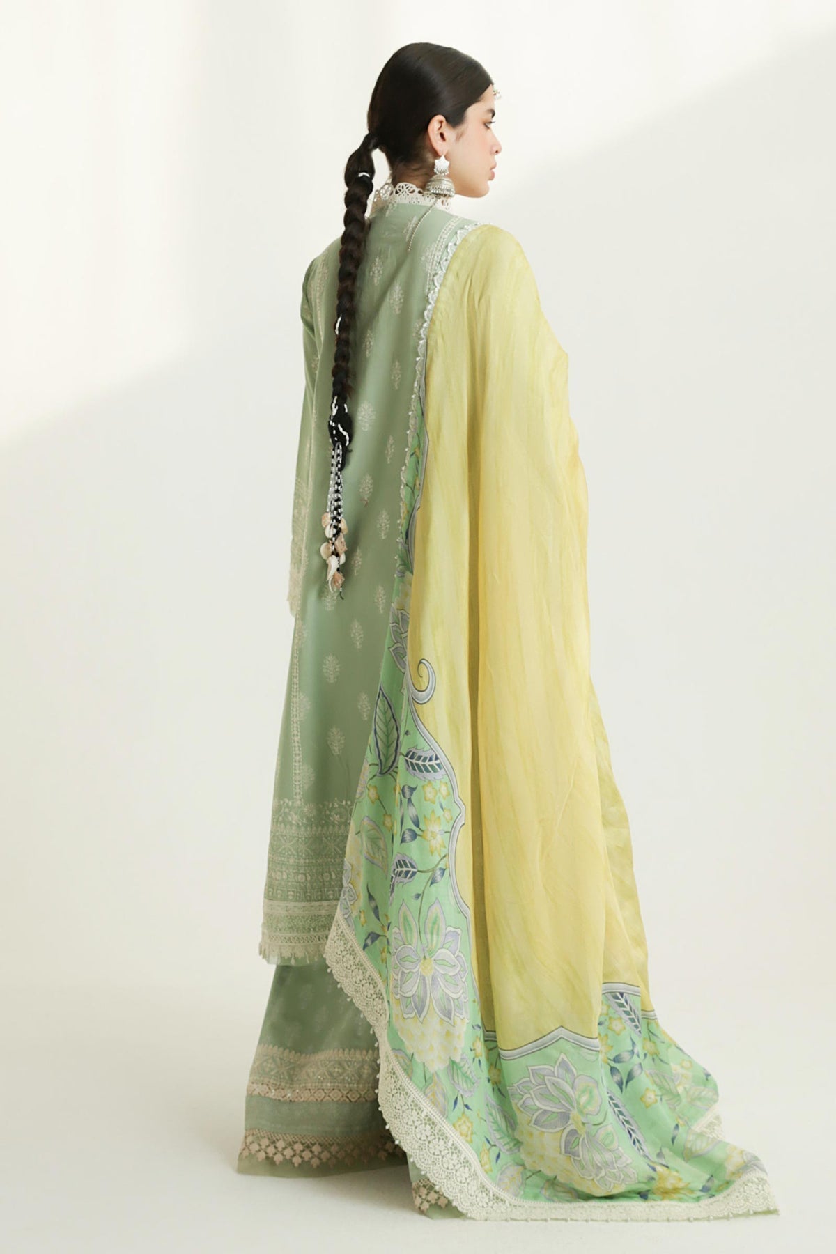 Zara Shahjahan | Luxury Lawn 24 | MAHI-1B -  Zara Shahjahan Luxury - Original Designer Dress - House of Maryam