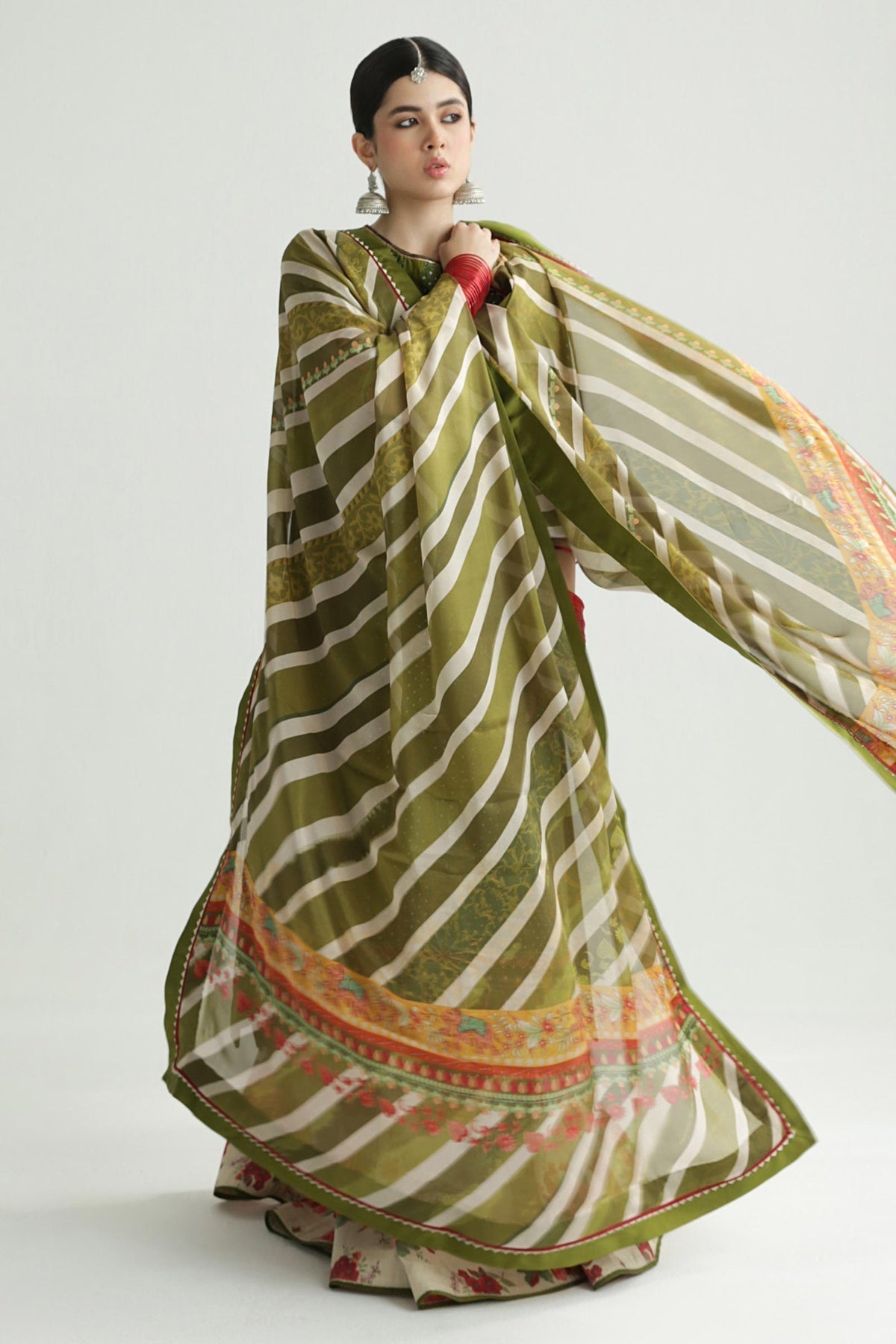 Zara Shahjahan | Luxury Lawn 24 | AAINA-8B -  Zara Sahjahan Luxury - Original Designer Dress - House of Maryam