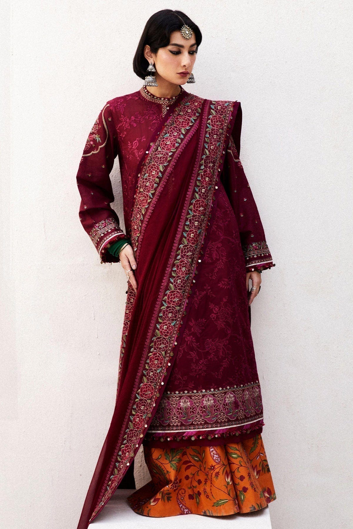 Zara Shahjahan | Luxury Lawn 24 | PARSA-9A -  Zara Sahjahan Luxury - Original Designer Dress - House of Maryam