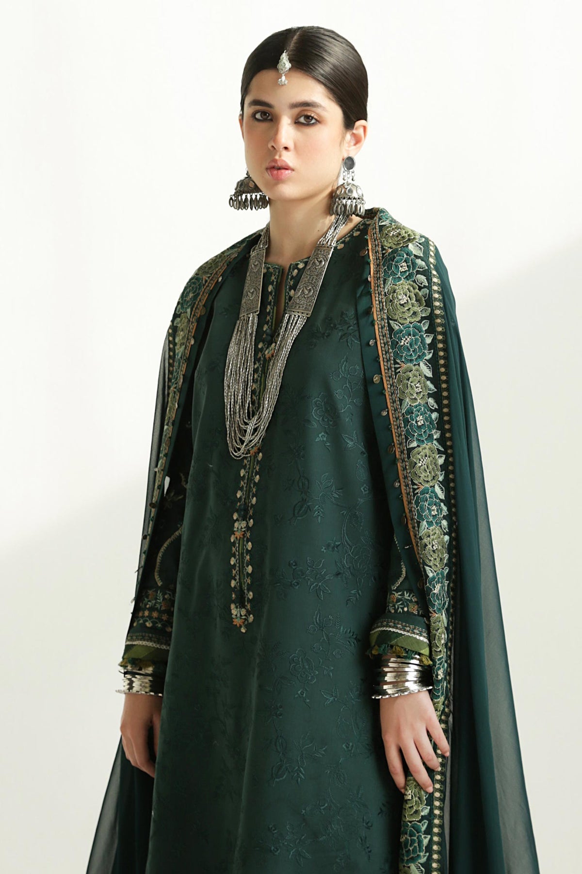 Zara Shahjahan | Luxury Lawn 24 | PARSA-9B by Designer Zara Sahjahan - House of Maryam - Pakistani Designer Ethnic Wear in {{ shop.shopifyCountryName }}