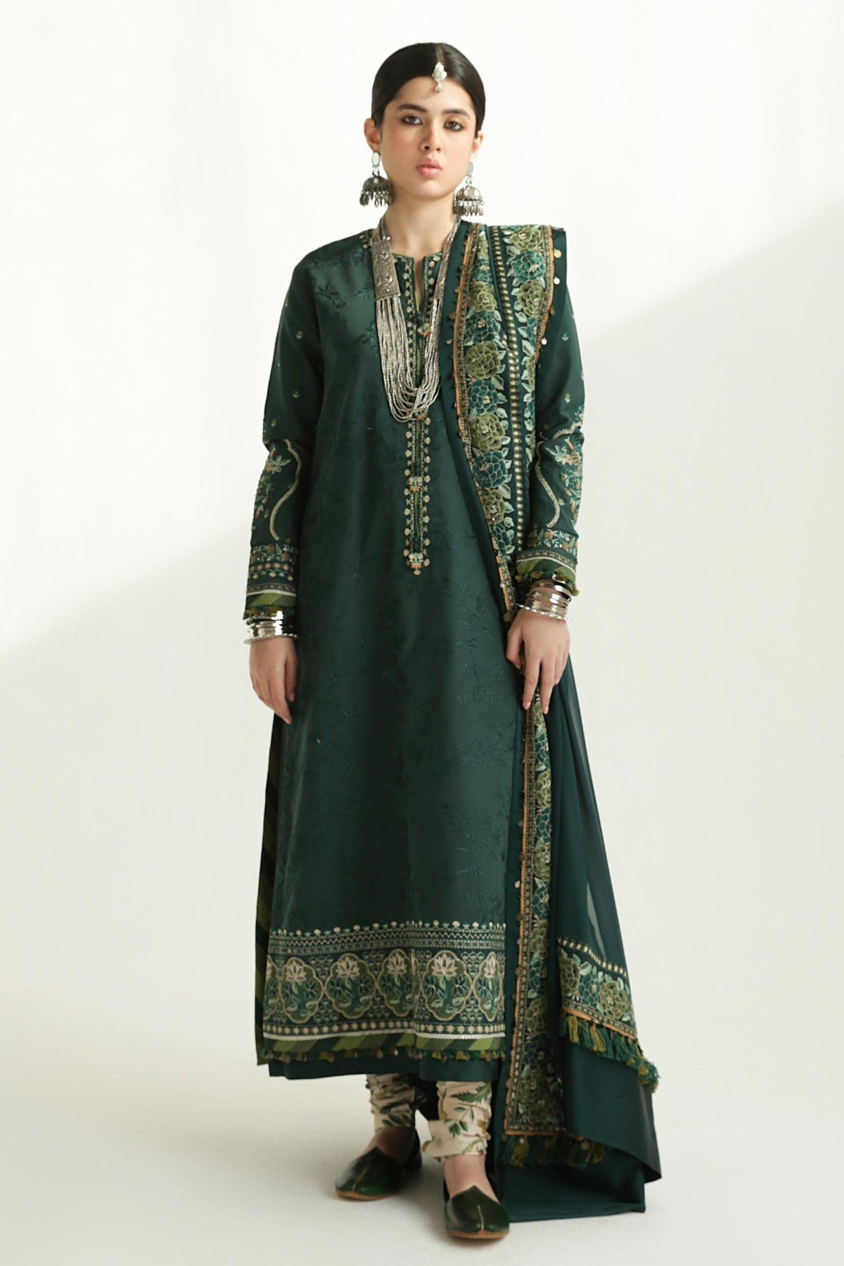 Zara Shahjahan | Luxury Lawn 24 | PARSA-9B by Designer Zara Sahjahan - House of Maryam - Pakistani Designer Ethnic Wear in {{ shop.shopifyCountryName }}