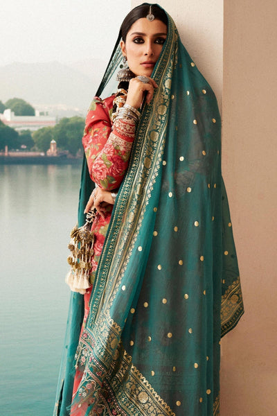 Zara Shahjahan | Luxury Lawn 24 | PHOOL KARI-13B -  Zara Sahjahan Luxury - Original Designer Dress - House of Maryam