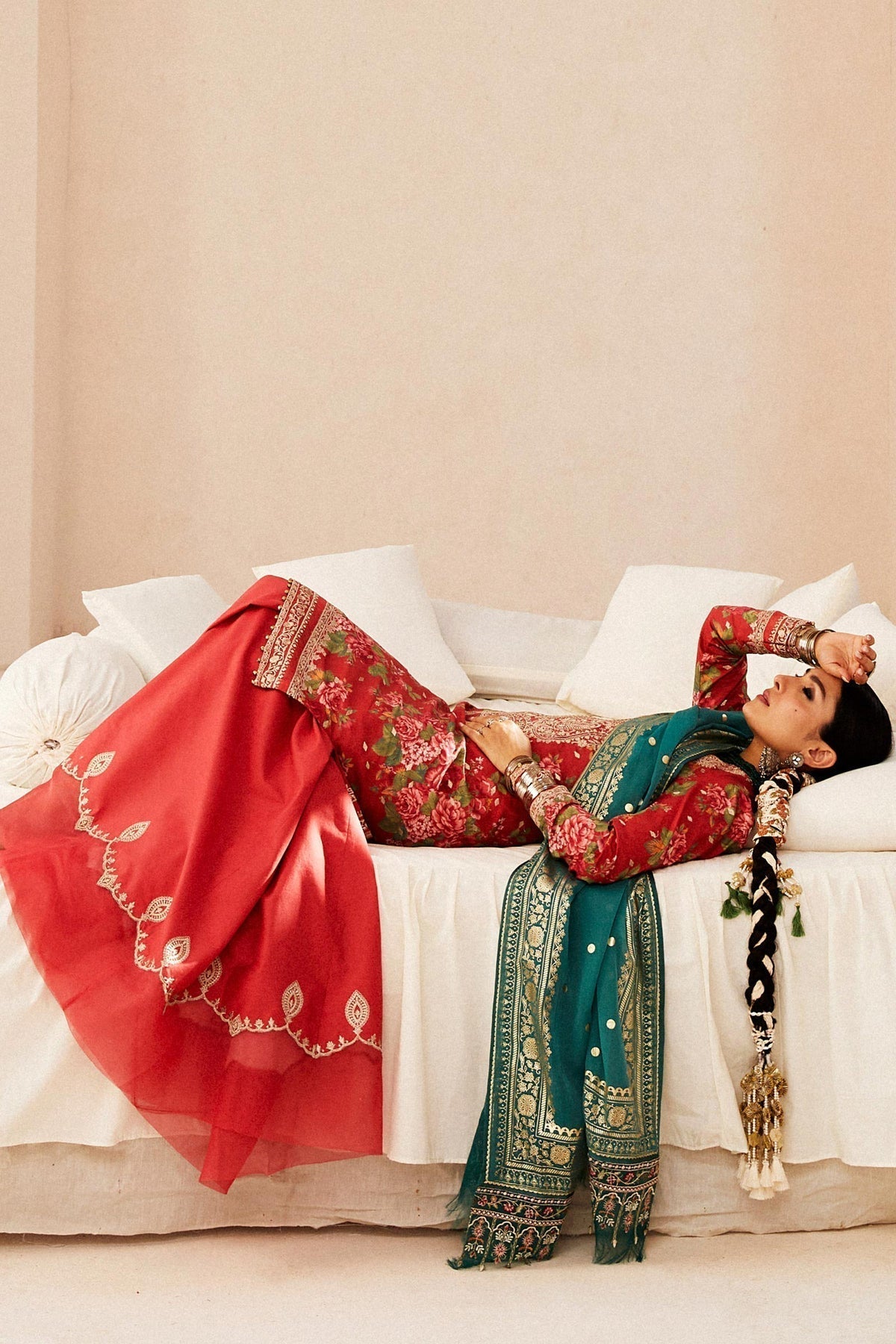 Zara Shahjahan | Luxury Lawn 24 | PHOOL KARI-13B -  Zara Sahjahan Luxury - Original Designer Dress - House of Maryam