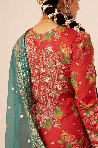 Zara Shahjahan | Luxury Lawn 24 | PHOOL KARI-13B -  Zara Sahjahan Luxury - Original Designer Dress - House of Maryam