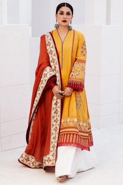 Zara Shahjahan | Luxury Lawn 24 | SANDAL-10A -  Zara Shahjahan Luxury - Original Designer Dress - House of Maryam