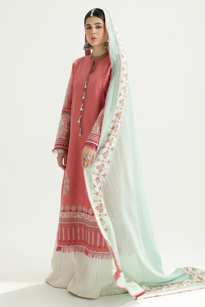 Zara Shahjahan | Luxury Lawn 24 | SANDAL-10B -  Zara Shahjahan Luxury - Original Designer Dress - House of Maryam