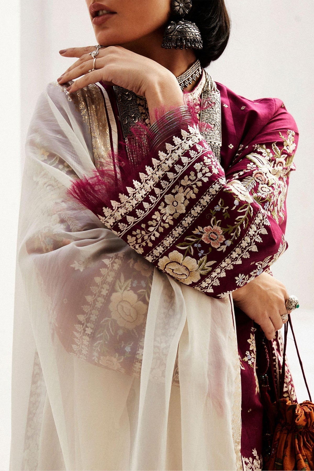 Zara Shahjahan | Luxury Lawn 24 | SIFFA-4A -  Zara Shahjahan Luxury - Original Designer Dress - House of Maryam