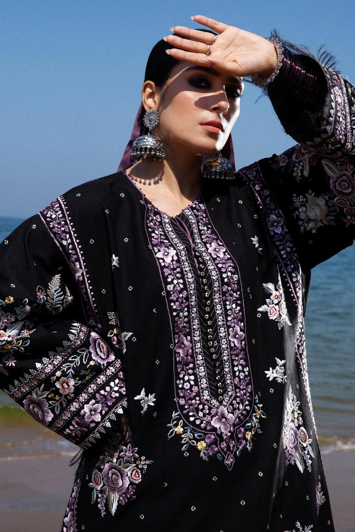 Zara Shahjahan | Luxury Lawn 24 | SIFFA-4B -  Zara Shahjahan Luxury - Original Designer Dress - House of Maryam