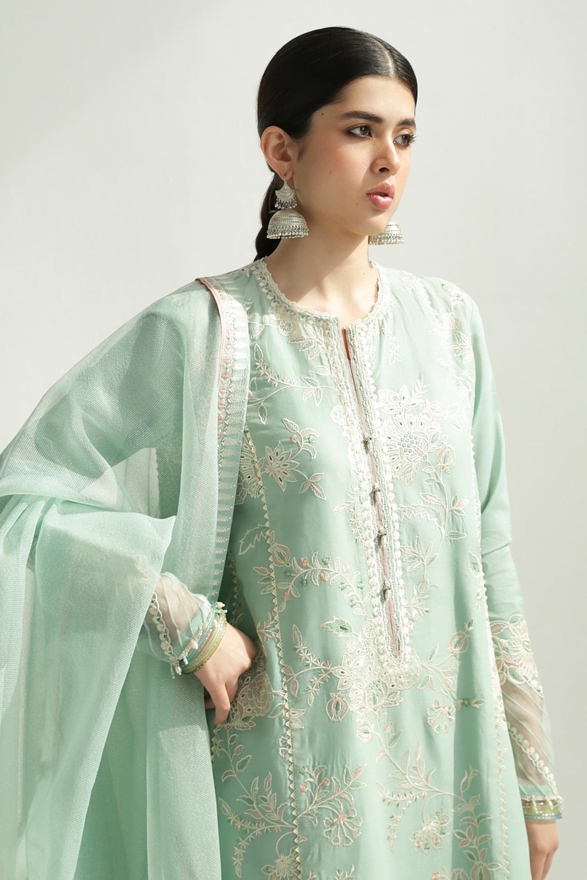 Zara Shahjahan | Luxury Lawn 24 | AMIRA-5B by Designer Zara Shahjahan - House of Maryam - Pakistani Designer Ethnic Wear in {{ shop.shopifyCountryName }}