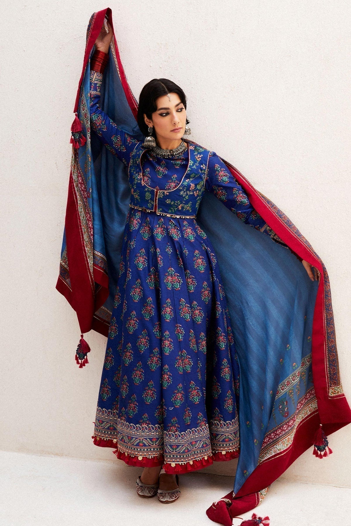 Zara Shahjahan | Luxury Lawn 24 | ANARKALI-11A by Designer Zara Sahjahan - House of Maryam - Pakistani Designer Ethnic Wear in {{ shop.shopifyCountryName }}