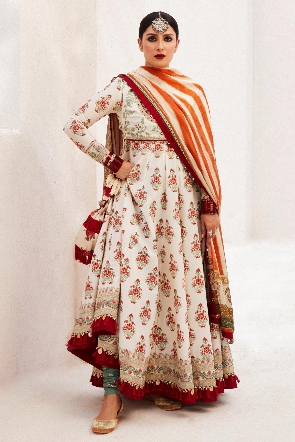 Zara Shahjahan | Luxury Lawn 24 | ANARKALI-11B -  Zara Sahjahan Luxury - Original Designer Dress - House of Maryam