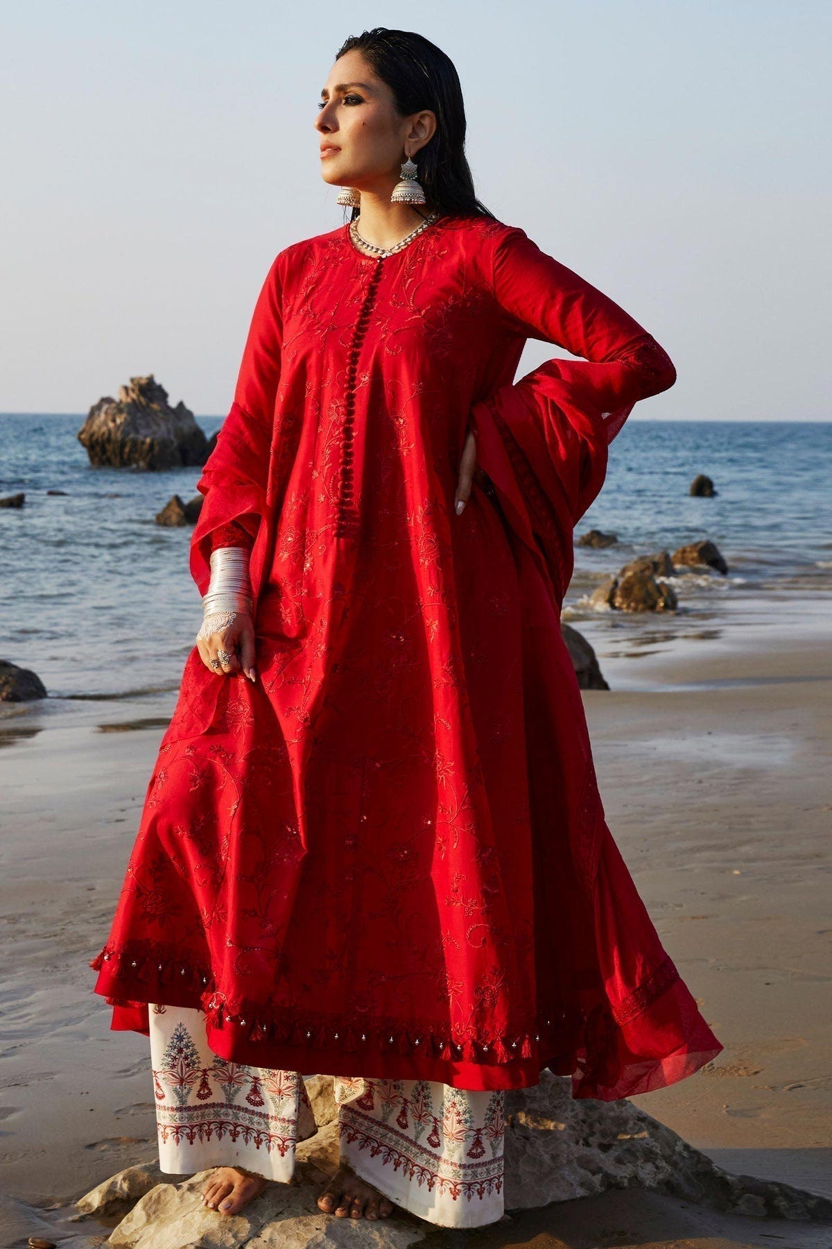 Zara Shahjahan | Luxury Lawn 24 | DEENA-12A -  Zara Shahjahan Luxury - Original Designer Dress - House of Maryam