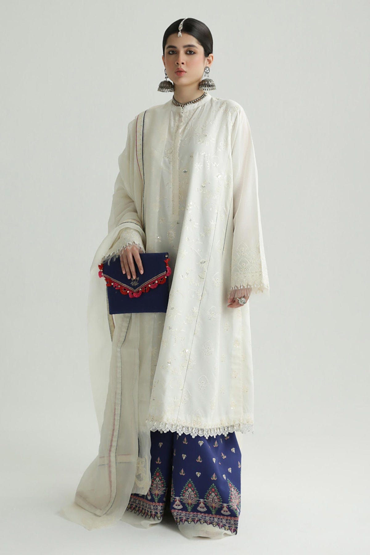 Zara Shahjahan | Luxury Lawn 24 | DEENA-12B -  Zara shahjahan Luxury - Original Designer Dress - House of Maryam