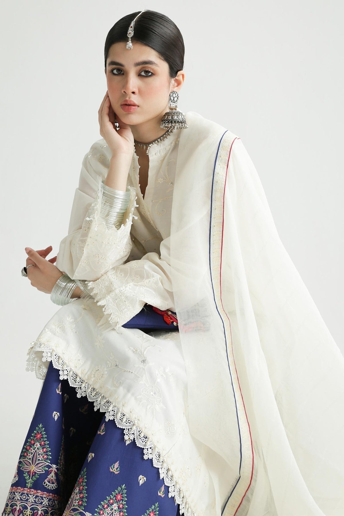 Zara Shahjahan | Luxury Lawn 24 | DEENA-12B -  Zara shahjahan Luxury - Original Designer Dress - House of Maryam