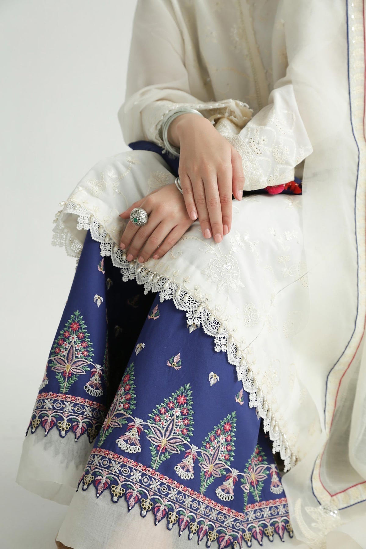 Zara Shahjahan | Luxury Lawn 24 | DEENA-12B -  Zara shahjahan Luxury - Original Designer Dress - House of Maryam