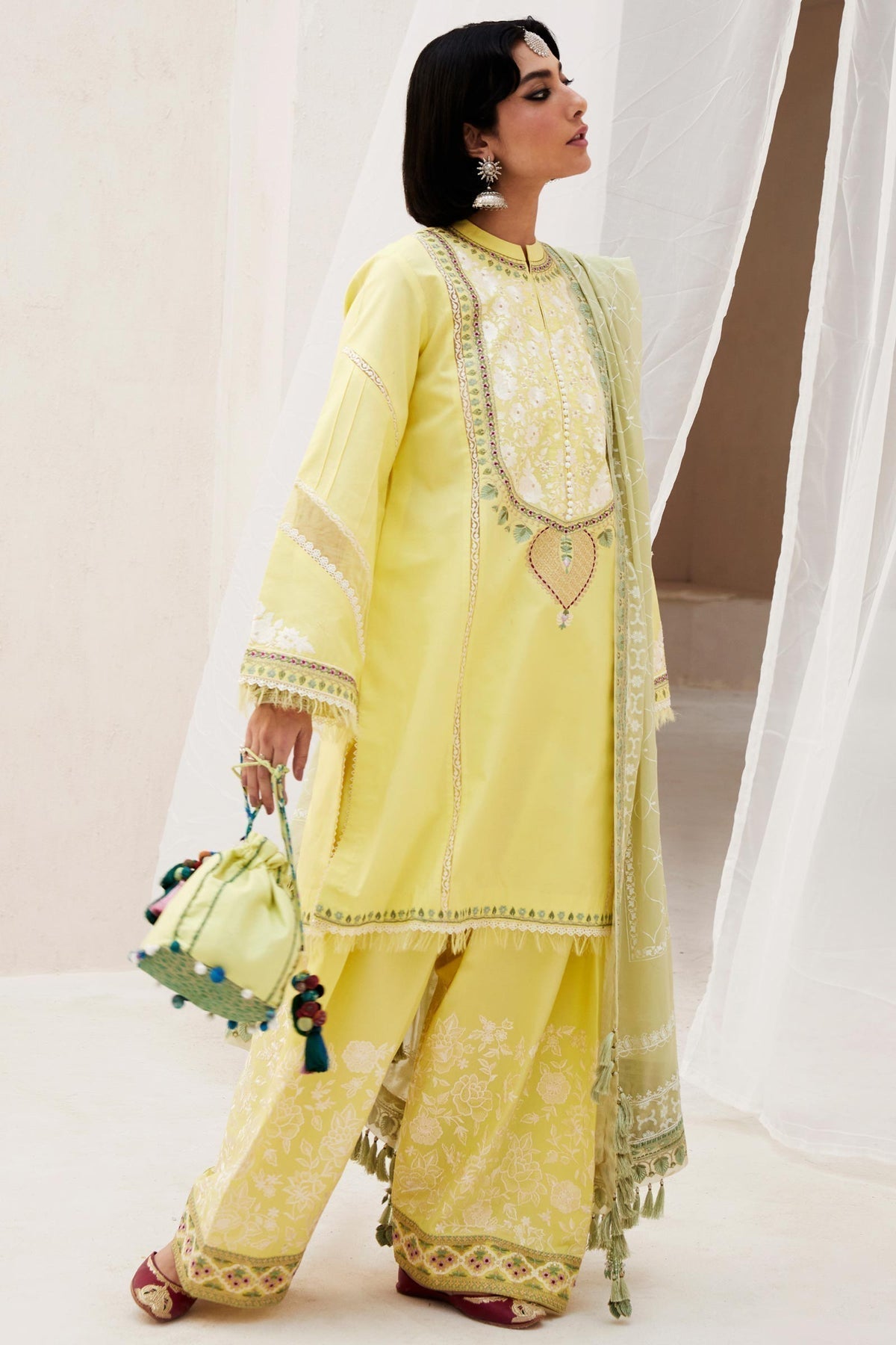 Zara Shahjahan | Luxury Lawn 24 | DILARA-15A by Designer Zara Shahjahan - House of Maryam - Pakistani Designer Ethnic Wear in {{ shop.shopifyCountryName }}